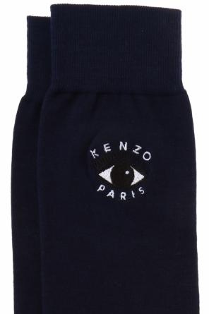 Długie skarpety z logo, zdjęcie 2 Długie skarpety z logo od Kenzo